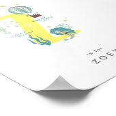 可愛い子供部屋パーソナライズされたアルファベットZポスター ポスター (角)