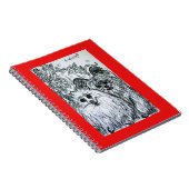 可愛い子犬が二匹、2匹の焼いたグッズ! ノートブック (右側)