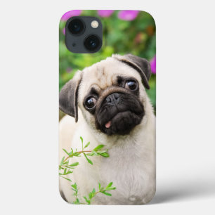 可愛い子犬パピドッグ顔ペット写真 –  iPhone 13ケース