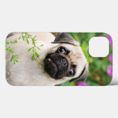 可愛い子犬パピドッグ顔ペット写真 – Case-Mate iPhoneケース (裏面 (横))