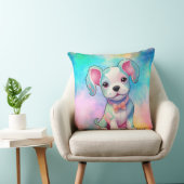 可愛い子犬数々のの背景 クッション (椅子)