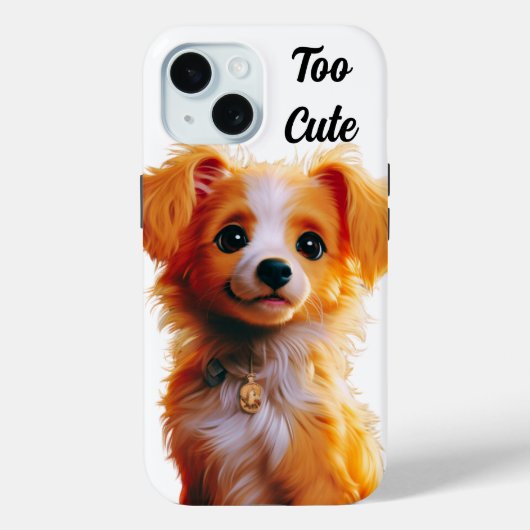 可愛い子犬 Case-Mate iPhoneケース (裏面)
