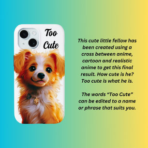 可愛い子犬 iPhone 15ケース