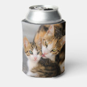 可愛い子猫が好き – バドルおもしろい 缶クーラー (缶裏面)