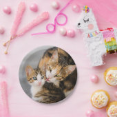 可愛い子猫が母猫好き – パーティー ペーパープレート (パーティー)