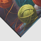 可愛い子猫と毛玉 薄葉紙 (詳細)