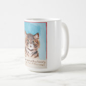 可愛い子猫に恋をした コーヒーマグカップ (正面右)