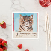 可愛い子猫に恋をした スタンダードカクテルナプキン (インサイチュ)