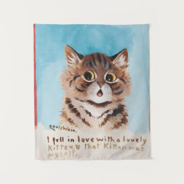 可愛い子猫に恋をした タペストリー