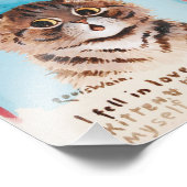 可愛い子猫に恋をした フォトプリント (角)