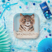 可愛い子猫に恋をした ペーパープレート (パーティー)