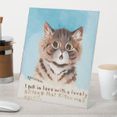 可愛い子猫に恋をした 台座サイン (インサイチュ)