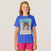 可愛い子猫に恋をした Tシャツ (正面フル)