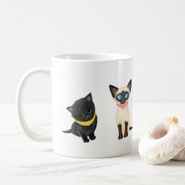 可愛い子猫のマグカップ コーヒーマグカップ