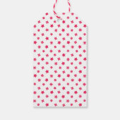 可愛い子猫の色カスタムの女の子の誕生日 ギフトタグ (裏面)