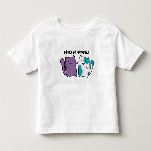 可愛い子猫幼児シャツ トドラーTシャツ (正面)