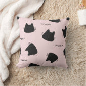 可愛い子猫柄 クッション (ブランケット)