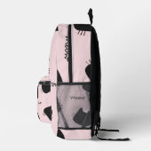 可愛い子猫柄 プリントバックパック (右)