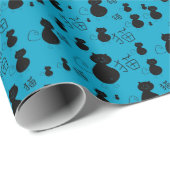 可愛い子猫柄 ラッピングペーパー (ロールコーナー)
