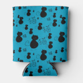 可愛い子猫柄 缶クーラー (正面)