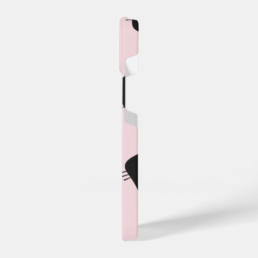 可愛い子猫柄 iPhoneケース (左側面)