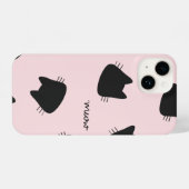 可愛い子猫柄 iPhoneケース (裏面横)