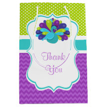 可愛い孔雀グリーンとパープル誕生日ありがとう