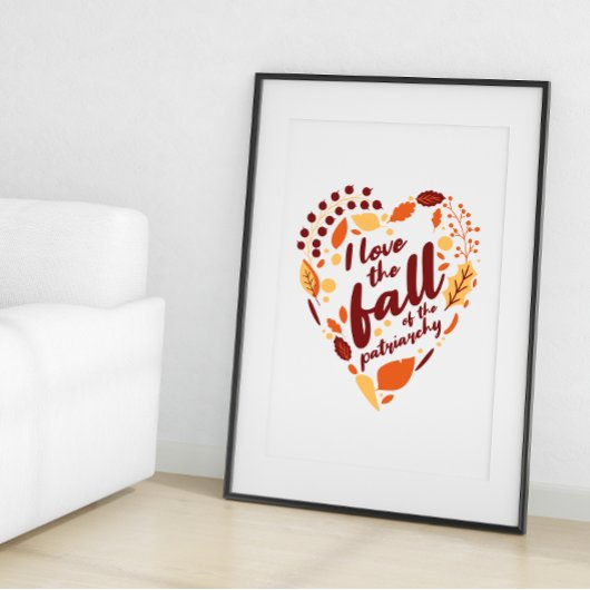 可愛い季節の家父長制の秋が大好き ポスター