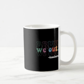 可愛い学期末先生夏Bruh We Out コーヒーマグカップ