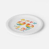 可愛い学期末先生夏Bruh We Out ペーパープレート (アングル)