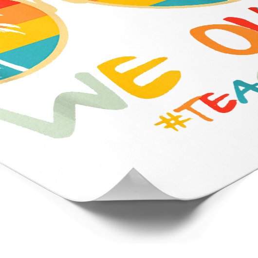 可愛い学期末先生夏Bruh We Out ポスター (角)