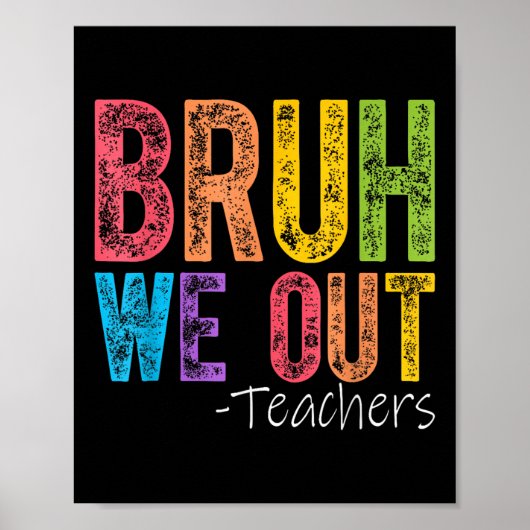 可愛い学期末先生夏Bruh We Out ポスター (正面)