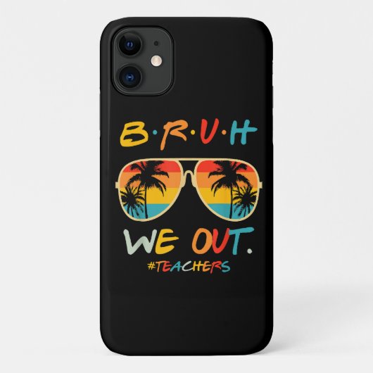 可愛い学期末先生夏Bruh We Out Case-Mate iPhoneケース (裏面)
