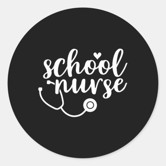 可愛い学校ナース鑑賞 ラウンドシール (正面)