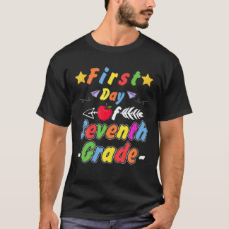 可愛い学校初日Tee Welcome 7Th Grade Tea Tシャツ