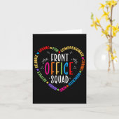 可愛い学校幹事鑑賞前オフ カード (黄色い花)