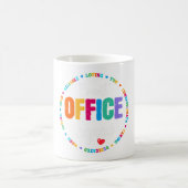 可愛い学校幹事鑑賞前オフ コーヒーマグカップ (中央)