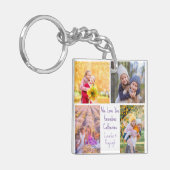 可愛い孫娘の写真おばあちゃんが大好き キーホルダー (正面左)