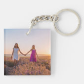 可愛い孫娘の写真おばあちゃんが大好き キーホルダー (裏面)