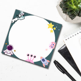 可愛い宇宙をテーマにした付箋ポストイット ポストイット