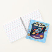 可愛い宇宙エクスプローラーバッジ ノートブック (内部)