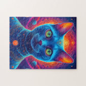 可愛い宇宙キャットキャットディグソーパズル ジグソーパズル (横)