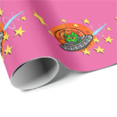 可愛い宇宙猫ラッピング紙 ラッピングペーパー (ロールコーナー)