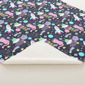 可愛い宇宙猫 シェルパブランケット (3/4)