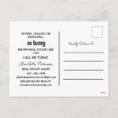 可愛い実在エステートイースターまたは春試掘 シーズンポストカード (裏面)