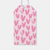 可愛い実在エステートプロモーションのバレンタインデー ギフトタグ (裏面)