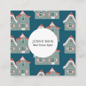 可愛い家実在家家代理ブローカー不動産仲介業者リース スクエア名刺 (正面)