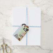 可愛い家畜の贈り物ラベル ギフトタグ (より糸つき)