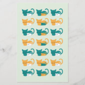 可愛い寝猫パターンIII (正面)