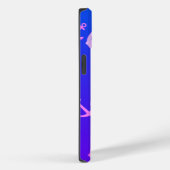 可愛い小さないかりブルー/紫のiPhoneカバー Case-Mate iPhoneケース (裏面 / 右)